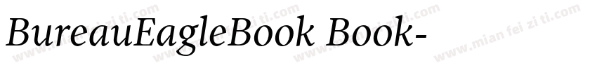 BureauEagleBook Book字体转换